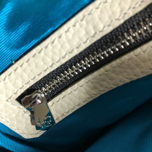 A.D.M.J. Made in Japan tan leather shoulder bag purse tote snap closure luxury - Picture 9 of 16